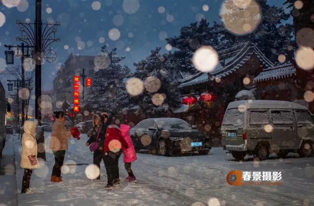 大同2018年的第一次與雪的邂逅，大同你太美了！