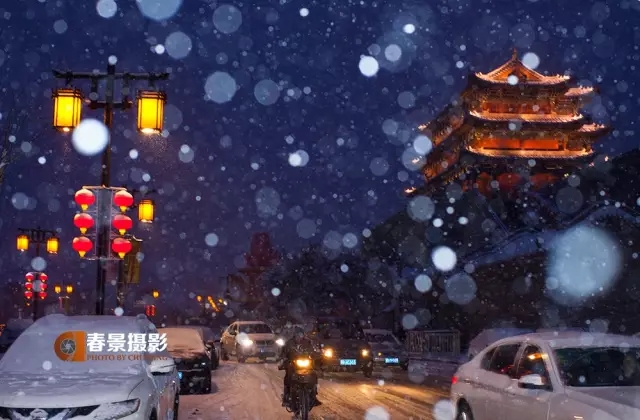 大同2018年的第一次與雪的邂逅，大同你太美了！